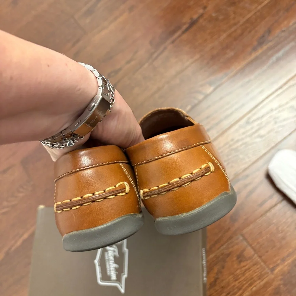 Florsheim Tan Leather “Jasper Venetian” Loafers